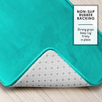 Clara Clark Bathroom Rugs, Velvet Memory Foam Bath Mat, Machine Washable Bath - Image 5