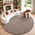 Keeko Round Area Rug 5ft for Living Room Bedroom, Soft Washable Circle Rug by Keeko