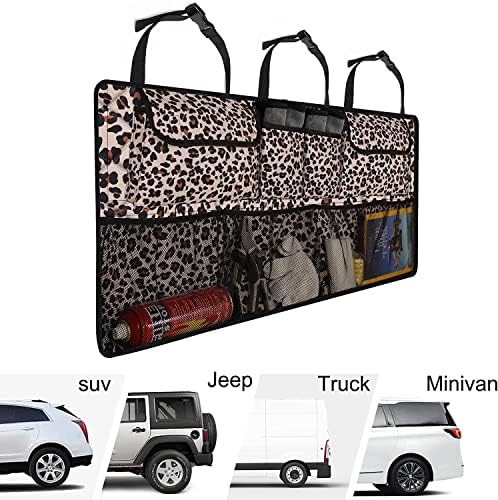 Femuar Car Trunk Organizer, Large Capacity Backseat Trunk Organizer, - Image 6