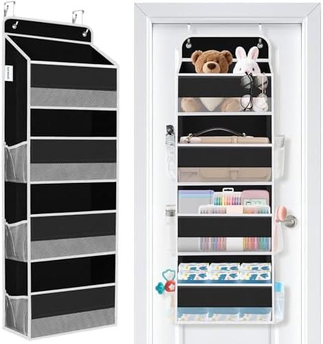 Over The Door Organizer Storage Large Capacity Hanging Bedroom Storage by WiseLife