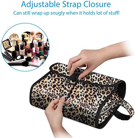FINTIE Hanging Toiletry Bag Portable Travel Cosmetic Makeup Organizer - Image 3