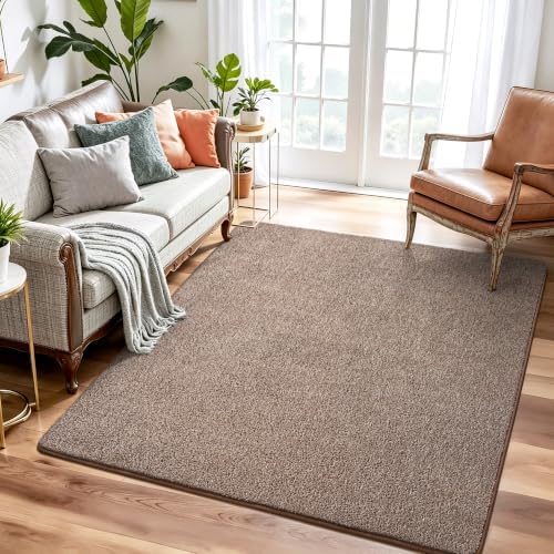 Keeko 5x5 Square Area Rugs for Living Room Bedroom, Soft Washable Carpet by Keeko