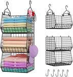 X-cosrack 3-Tier Hanging Closet Organizer, Laundry Room Organization | Space by X-cosrack