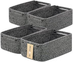 MiniArk Small Storage Baskets for Organizing | Closet Organizer Bins | Shelf by MiniArkStorageBasketsHome