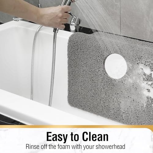 HITSLAM Square Shower Mat, 27 x 27 Inch Non Slip Bath Mat - Image 5
