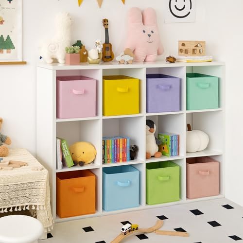 GRANNY SAYS 11 Inch Cube Storage Bins, Cube Organizer, Pastel Color - Image 4