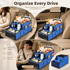 Car Seat Organizer Back Front Captains Seats Storage Travel - Image 4