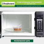 Freshware Food Storage Containers 8 oz Plastic Deli Containers - Image 5