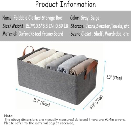 AARAINBOW 4 Pcs Closet Clothes Organizer - Image 2