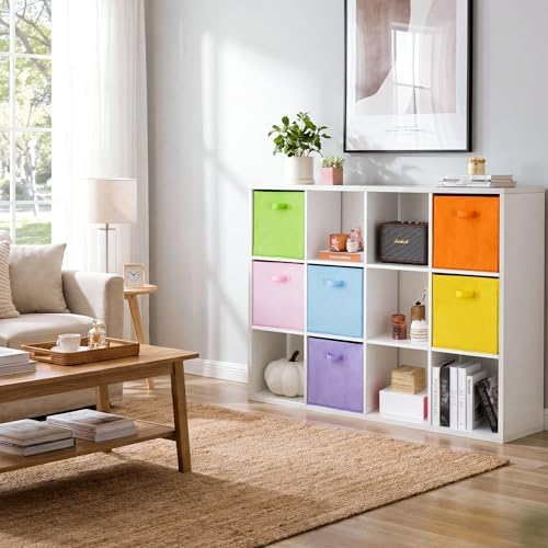 Cupic Cupid 6-Pack 13x13 Storage Cubes, Cube Organizer Bins, Pastel Colors - Image 3