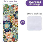 Bathtub Mat Non Slip, Bohemia Extra Long Bath tub Mat Shower Floor Mat - Image 2