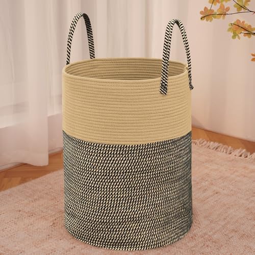 JMvicyroam 80L Cotton Rope Laundry Basket Hamper by JMvicyroam