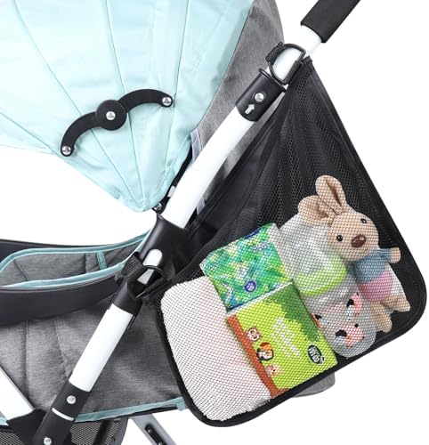 Accmor Universal Stroller Organizer, Side Sling Stroller Organizer, Mesh Cargo by Accmor