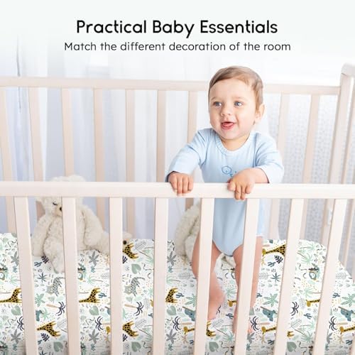 Yoofoss 2-Pack Baby Crib Sheets - Image 6