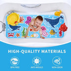 Baby Bath Mat for Tub Non Slip Kids Bathtub Mat Extra Long 40X16 Inch Toddler - Image 2