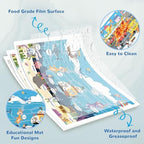 Disposable Placemats for Baby Toddlers, Plastic Sticky Table Mats Babies for - Image 5