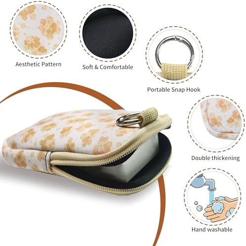 2PCS Hand Sanitizer Spray Case Compatible, Hand Sanitizer Holder, Mini Zippered - Image 5