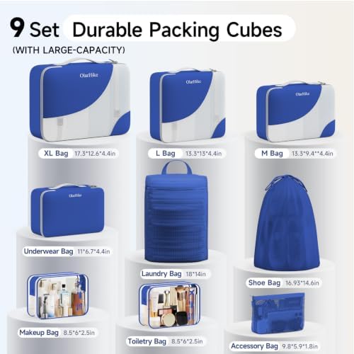 OlarHike Packing Cubes for Travel, Gifts for Women Mom, Anti-Tearing Suitcase - Image 2