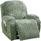 Recliner Chair Covers 4-Pieces Recliner Slipcovers Lazy Boy Chair Covers by Eco-Ancheng