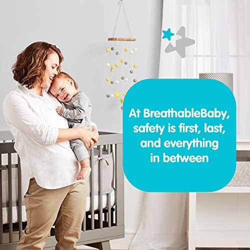 AirflowBaby Mesh Crib Liner for Full-Size Slatted Cribs, Lightweight 2mm Mesh - Image 2