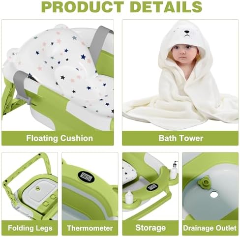 MoreFeel Collapsible Baby Bathtub - Image 3