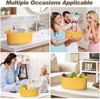 Small Yellow Woven Basket, Cotton Rope Kids Dog Cat Toy Bin Box, Cute Baby - Image 7