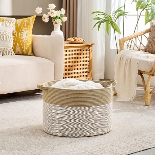 KAKAMAY Large Blanket Basket - Image 4