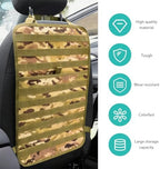2 PCS Car Seat Back Organizer, Tactical MOLLE Sag Proof Vehicle Panel Backseat - Image 3