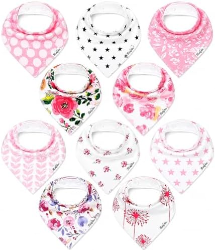 KiddyStar Premium Organic Cotton Bibs by KiddyStar%C2%AE
