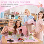 Foldtier 150 Pcs Disposable Paper Placemats Bulk 10"x14" - Image 4