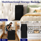 Optish 90L Slim Laundry Hamper, Large Laundry Basket - Image 6