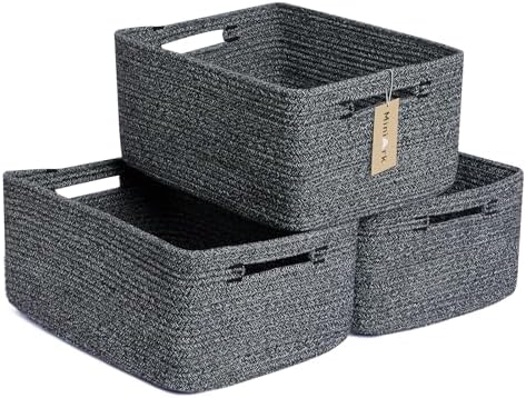 MiniArk Large Storage Baskets for Shelves, Baby Nursery, Toy Baskets Box by MiniArkStorageBasketsHome
