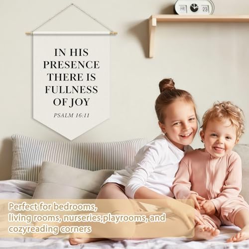 Christian Home Decor, Christian Bible Verses Wall Banner Flag - Image 3
