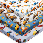 4 Pack Baby Boy Pack N Play Mini Crib Sheets Soft Fitted Baby Boy Mattress - Image 7