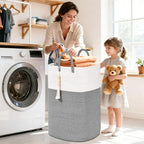Woven Laundry Basket for Clothes, 100L Large Rectangle Laundry Hampers - Image 2