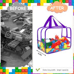 6 Colors Widen X-Large Toy Storage Bags 12.6×9.25×6.9In - Image 5