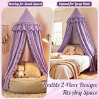 SmoothNovelty Gingham Plaid Bed Canopy - Image 6