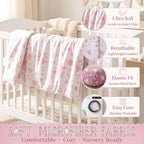 Hahafelt 4 Pieces Crib Bedding Set - Image 3