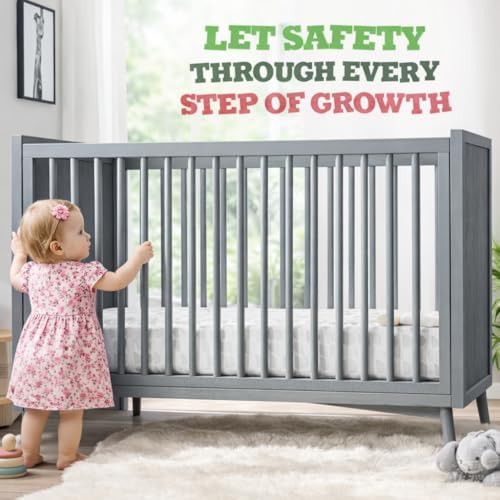 Full-Size Crib Breathable Mesh Liner, 3mm Classic Mesh - Image 7