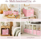Storage Cubes 8 Pack, 11 Inch Fabric Storage Cubes Organizer Bins - Image 7