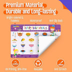 6 Pack Placemats for Kids, Non-Slip Washable Table Mats, Reusable Food Themed - Image 2