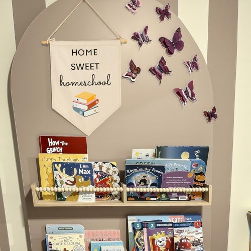 Home Sweet Homeschool Wall Art Inspirational Reading Room Flag Decor Positive - Image 3
