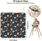 Basumee Splat Mat for Under High Chair, Waterproof & Mess-Proof Floor Mat - Image 6