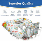 PILLANI Shopping Cart Seat for Baby, High Chair Cover for Restaurant Seat - Image 6
