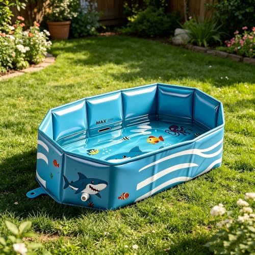 Toddler Bathtub, Collapsible Baby Bathtub, Portable & Foldable - Image 2
