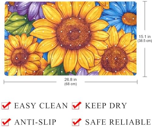 Non Slip Shower Mat Bathtub Mat 15.1x26.8 Inch, Quick Dry Bath Mat - Image 4