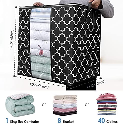 Storage Bags 2 Pack 100L Clothes Organization and Storage Containers - Image 2