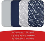 Pack and Play Sheets Boys, Mini Crib Sheets, Stretchy Playard Fitted Sheet - Image 5