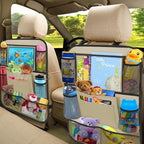 Backseat Car Organizer w/ 10 Storage Pockets 11" Tablet Holder - Image 4