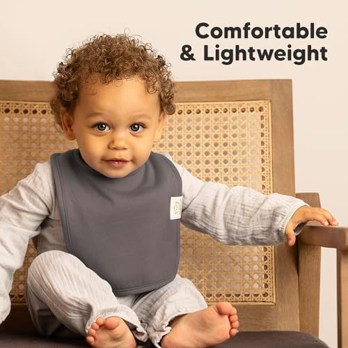 KeaBabies 8-Pack Organic Baby Bibs - Image 5